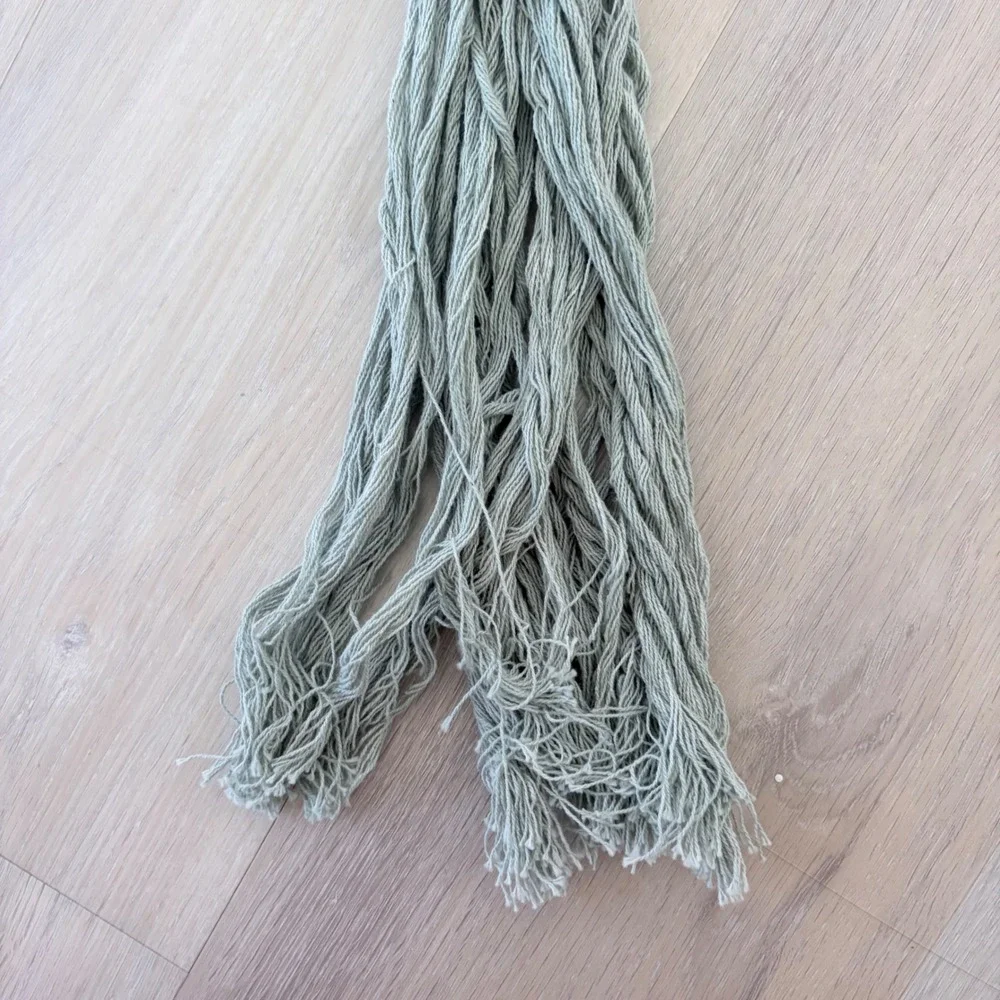 Sage Green Macrame Heart Wall Hanging Boho Tassel Fringe Home Decor Handmade‎